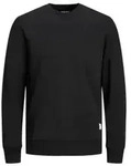Jack & Jones Herren Sweatshirt JJEBASIC SWEAT CREW NECK Schwarz L