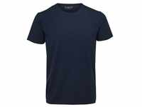 Selected Homme Herren Rundhals Kurzarm T-Shirt SLHNEWPIMA Blau XL