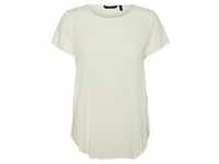Vero Moda Damen T-Shirt VMBECCA Regular Fit Weiß 10248152 M