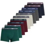 Jack & Jones Herren Boxershort JACSOLID TRUNKS 10er Pack Grau 12189937 XXL