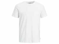 Jack & Jones Herren Rundhals T-Shirt JJEORGANIC BASIC Slim Fit Weiß L