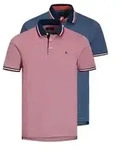 Jack & Jones Herren Poloshirt JJEPAULOS - 2er Pack - Slim Fit Slim Fit Rio Rot 1Rio
