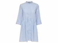 Only Damen Kleid ONLDITTE LIFE STRIPE 3/4 Weiß Blue 15198487 34