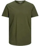 Jack & Jones Herren Rundhals T-Shirt JJEBASHER Regular Fit Regular Fit Blau Reg