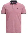 Jack & Jones Herren Poloshirt JJEPAULOS Slim Fit Slim Fit Rio Rot Slim Fit...