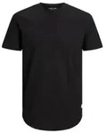 Jack & Jones Herren Rundhals T-Shirt JJENOA Regular Fit Regular Fit Schwarz...