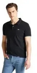 Lee Herren Poloshirt Pique Polo Schwarz S
