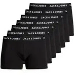 Jack & Jones Herren Boxershort JACHUEY TRUNKS 7er Pack Schwarz S