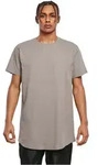 Urban Classics Herren T-Shirt SHAPED LONG Regular Fit 02726 Grau S
