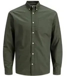 Jack & Jones Herren Freizeit Hemd JJEOXFORD Slim Fit Blau L