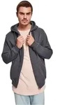 Urban Classics Herren Hoodie Kapuzenpullover ZIP HOODY Relaxed Fit 00091 Schwarz M