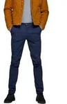 Jack & Jones Herren Chino Hose JJIMARCO JJBOWIE SA Slim Fit Blau 30W / 34L