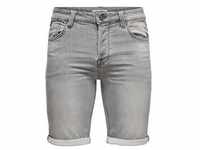 Only & Sons Herren Jeans Short ONSPLY REG GR JOG SHO PK 8583- Regular Fit Regular Fit