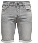 Only & Sons Herren Jeans Short ONSPLY REG GR JOG SHO PK 8583- Regular Fit Regular Fit