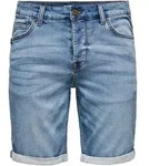 Only & Sons Herren Jeans Short ONSPLY JOG BLUE SHORTS PK 8584- Regular Fit Regular