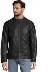 Tom Tailor Herren Jacke BIKER Regular Fit Schwarz 29999 3XL
