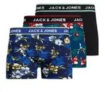 Jack & Jones Herren Boxershort JACFLOWER TRUNKS 3er Pack Schwarz Bardaboes Cherry -