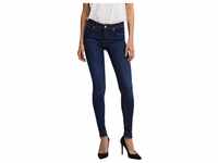 Vero Moda Damen Jeans VMLUX RI347 Slim Fit Slim Fit Blau 10249477 Normaler Bund