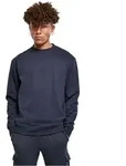 Urban Classics Herren Sweatshirt CREWNECK Relaxed Fit 01641 Midschwarzblau S