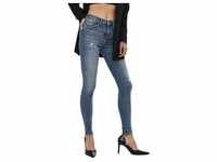 Only Damen Jeans ONLPOWER MID PUSH UP REA264 Skinny Fit Blau 15230607 Normaler...