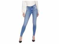 Only Damen Jeans ONLPOWER MID PUSH UP SK DNM REA934 Skinny Fit Special Blau Blau
