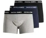 Jack & Jones Herren Boxershort JACANTHONY TRUNKS 3er Pack - Black Blue nights - LGM