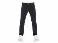 Lee Herren Jeans Brooklyn Straight Regular Fit Schwarz L452Hfae Normaler Bund