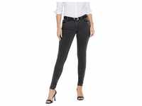 Only Damen Jeans onlRAIN REG SKINNY JEANS CRY6060 Skinny Fit Grau Mas655 15129693