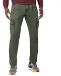 Timezone Herren Cargo Hose REGULAR BENTZ Regular Fit Gr&uuml;n 4219 W 33 L 32