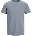 Jack & Jones Herren Rundhals T-Shirt JJEORGANIC Regular Fit Flint Grau 12222887...
