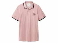 Tom Tailor Herren Poloshirt SLUB Regular Fit Morning Rosa 11055 XL