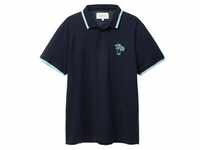 Tom Tailor Herren Poloshirt SLUB Regular Fit Blau 10668 XL