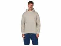 Only & Sons Herren Hoodie Kapuzenpullover ONSDAN LIFE Relaxed Fit Silber Lining