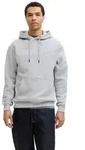 Jack & Jones Herren Hoodie Kapuzenpullover JJEBRADLEY- Relaxed Fit - 12249340 Light