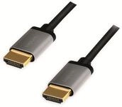 LOGILINK HDMI-Kabel CHA0103, Stecker/Stecker, Alu, 4k, 5 m