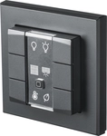 HOMEMATIC IP 159828A0, Wandtaster 6-fach, anthrazit