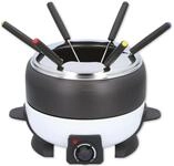CUISINIER DELUXE Fondue-Set schwarz, 800 W