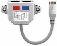 GOOBAY CAT.5 Kabel-Splitter Beschaltung 2x Ethernet, geschirmt
