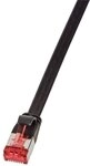 LOGILINK Patchkabel SlimLine CAT.6A U/FTP schwarz 0,25m