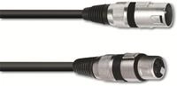 OMNITRONIC XLR-Kabel 3-polig, 7,5 m, schwarz