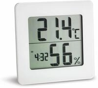 TFA Digitales Thermo-Hygrometer 30.5033.02, wei&szlig;