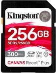 KINGSTON SD-Card Canvas React Plus 256GB