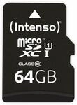 INTENSO MicroSDXC Card 3423490, UHS-I, 64 GB
