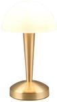 REALITY LED-Tischleuchte Canaria 539869 messing-matt, E14, 4,9 W, 470 lm, 3000 K