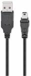 GOOBAY USB 2.0 Hi-Speed Anschlusskabel A/B 93229, 0,3 m, schwarz