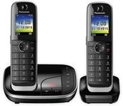 PANASONIC DECT-Telefon KX-TGJ322GB, mit AB, Duo, schwarz