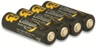 GP Mignon-Batterie EXCELLENT Lithium, 4 St&uuml;ck