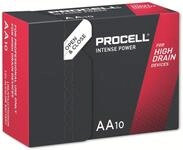 DURACELL Alkaline-Mignon-Batterie LR06, 1.5V, Procell Intense, 10 St&uuml;ck