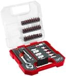 EINHELL Ratschen- & Bit-Set, 109022, L-Case, 37-teilig