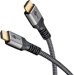 GOOBAY HDMI Kabel Plus Ultra High Speed 8K schwarz/silber, 5 m